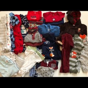 Baby Boy Newborn Bundle 33 pieces